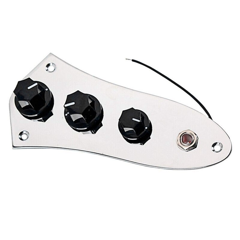 Guitar Parts Alloy Bass Guitar Wiring Harness Control Plate String Musical Instrument Parts: Default Title