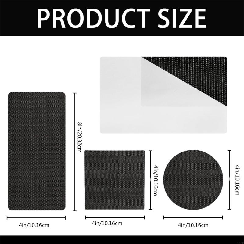 R6FE 6Pcs Trampoline Mat Hole Fix Patches Trampoline Repair Adhesive Patches Mat Repair Patches Trampoline Repair Patches Set