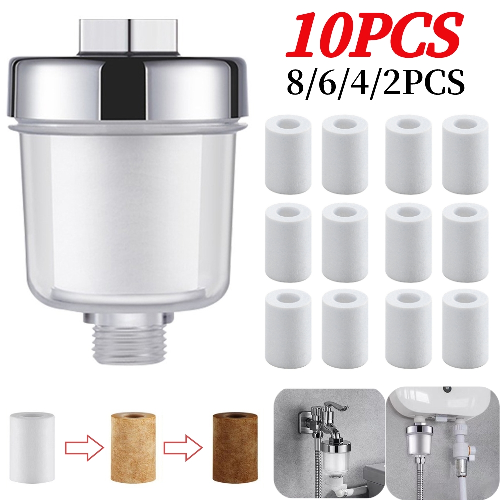 Bath Filter Transparent Bathroom Filtration System Water Outlet Purifier Kits Universal Faucet Filter For Kitchen Bathroom