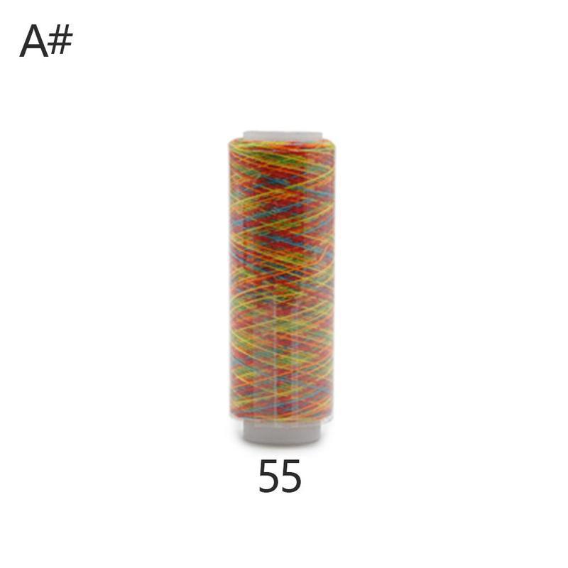 1Pcs Gradient Line Sewing Machine Line Rainbow Color Hand Embroidery Sewing Thread Quilting Thread Sewing O4E6: 1