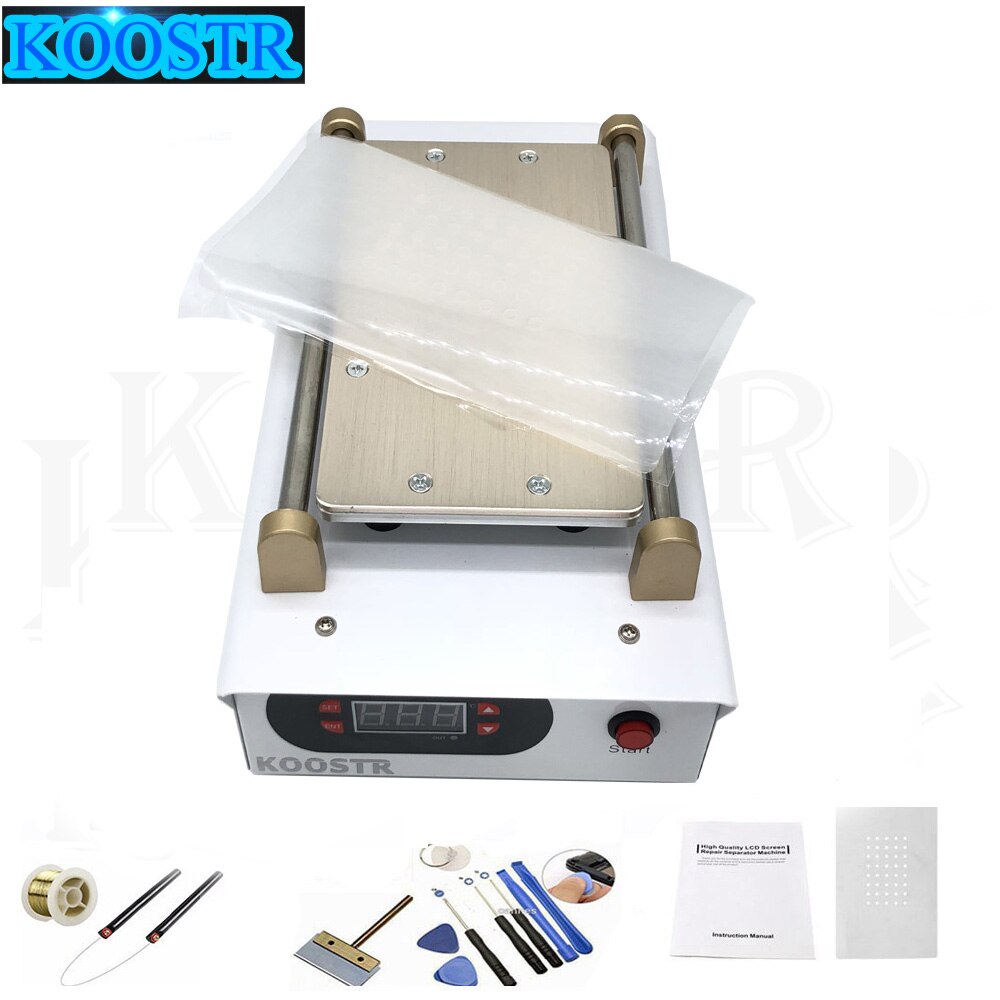 UYUE 948Q pompe intégrée vide verre LCD écran séparateur Machine Max 7 pouces avec 13 pièces téléphone portable démonter outil: C / AC 110V US PLUG