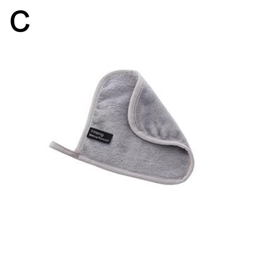 Panno riutilizzabile per struccante in microfibra panni super morbidi struccante detergente per asciugamani pulizia asciugamano viso N4D4: C