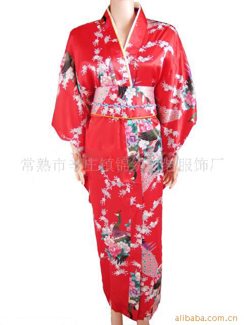 Chinese Traditional Gown Women's Satin Sleepwear Long Robe Regular Size