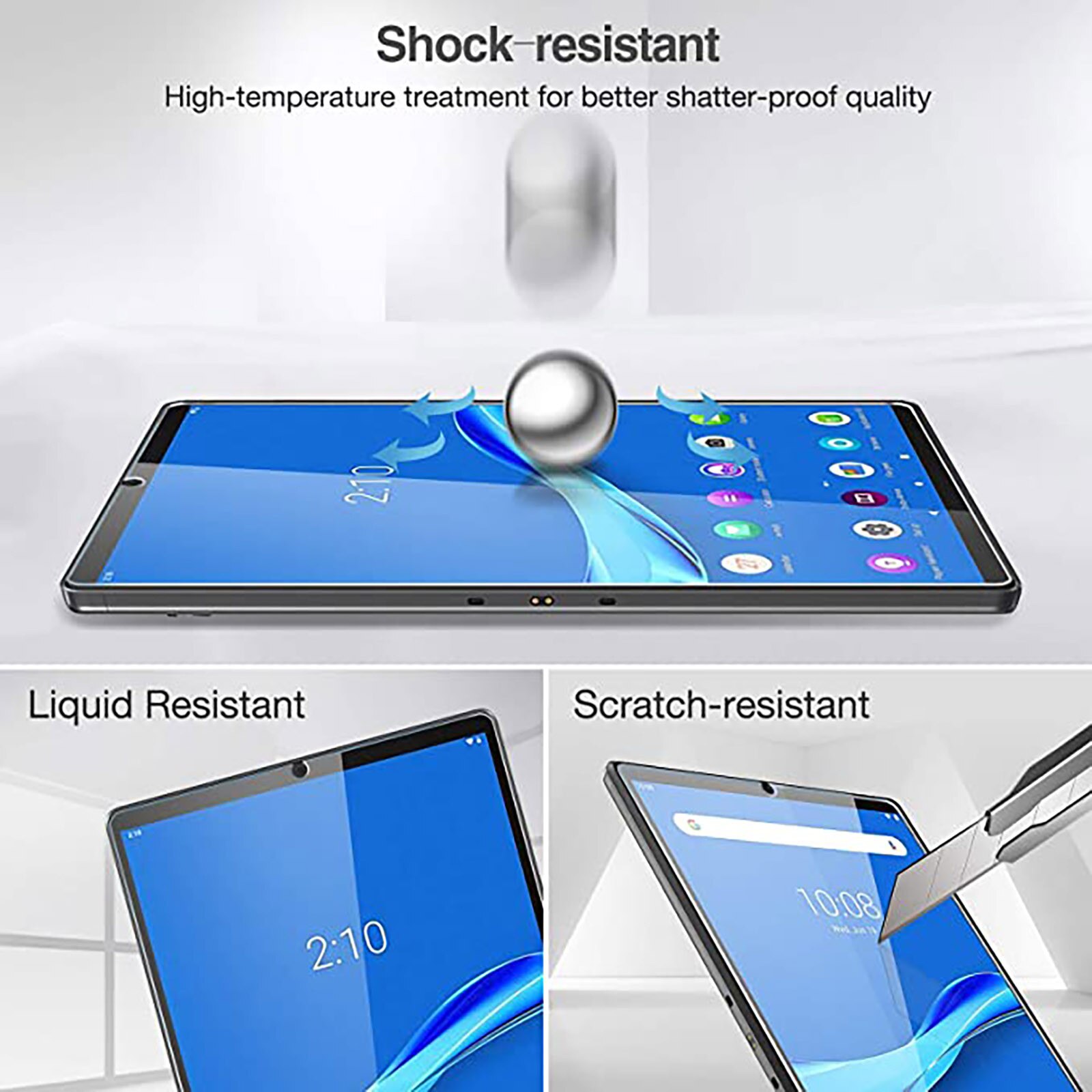 Gehärtetem Glas Screen Protector Für Lenovo Smart Tab M10 Fhd Plus Tb-x606f Tb-x606x 10,3 Zoll Tablet Schutzhülle Film 9h Glas