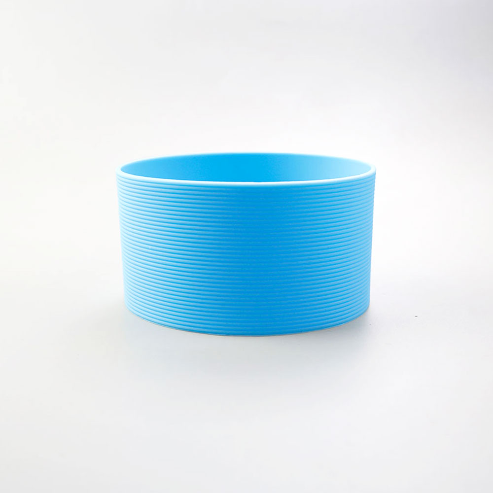 16 Kleuren 8.5Cm Siliconen Cup Cover Strepen Antislip Warmte Voor Glas Cup Mouwen 85Mm Geïsoleerde Water fles Cup Mouwen: Army Green