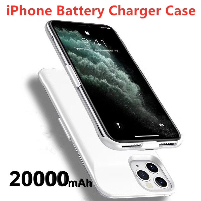 20000mah Power bank case For iPhone 6 6s 7 plus case Battery Charger Case For iPhone X XS XR 11 Pro Power Bank Charging Case