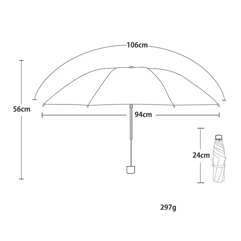 Paraguas divertido de dedo medio para hombre, protector solar para exteriores, viaje, a prueba de viento, Vintage, compacto, resistente al viento,