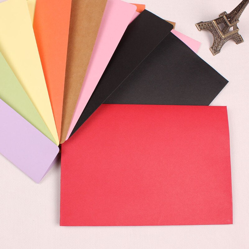 5Pcs Classic Color Western-style Envelope A5 Blank Note Storage Bag Envelope No. 7 Invitation Letter Envelope