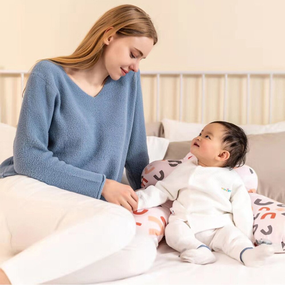 Cuscini per allattamento per neonati cuscino per allattamento a forma di U per neonati cuscino per allattamento in cotone cuscino per la vita in cotone cura del bambino