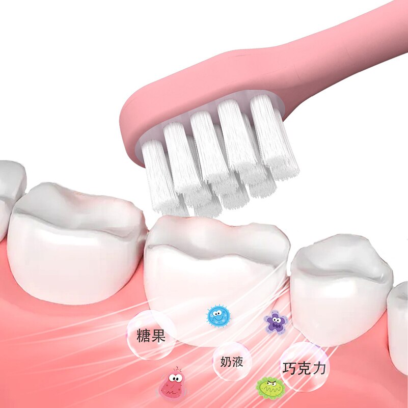 8Pcs Kinderen Gekleurde Fiber Tandenborstel Set Tandheelkundige Zorg Tanden Reinigen Kids Items Tandheelkundige Borstel Kinderen Tanden Borstel Voor 3-12Y