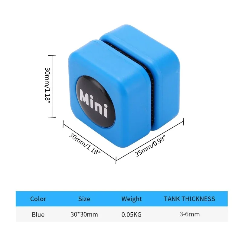 Magnet Algae Cleaner Aquarium Fish Tank Glass Cleaning Brush Floating Scrubber Strong Magnetic Magnet Scraper Cleaning Tool