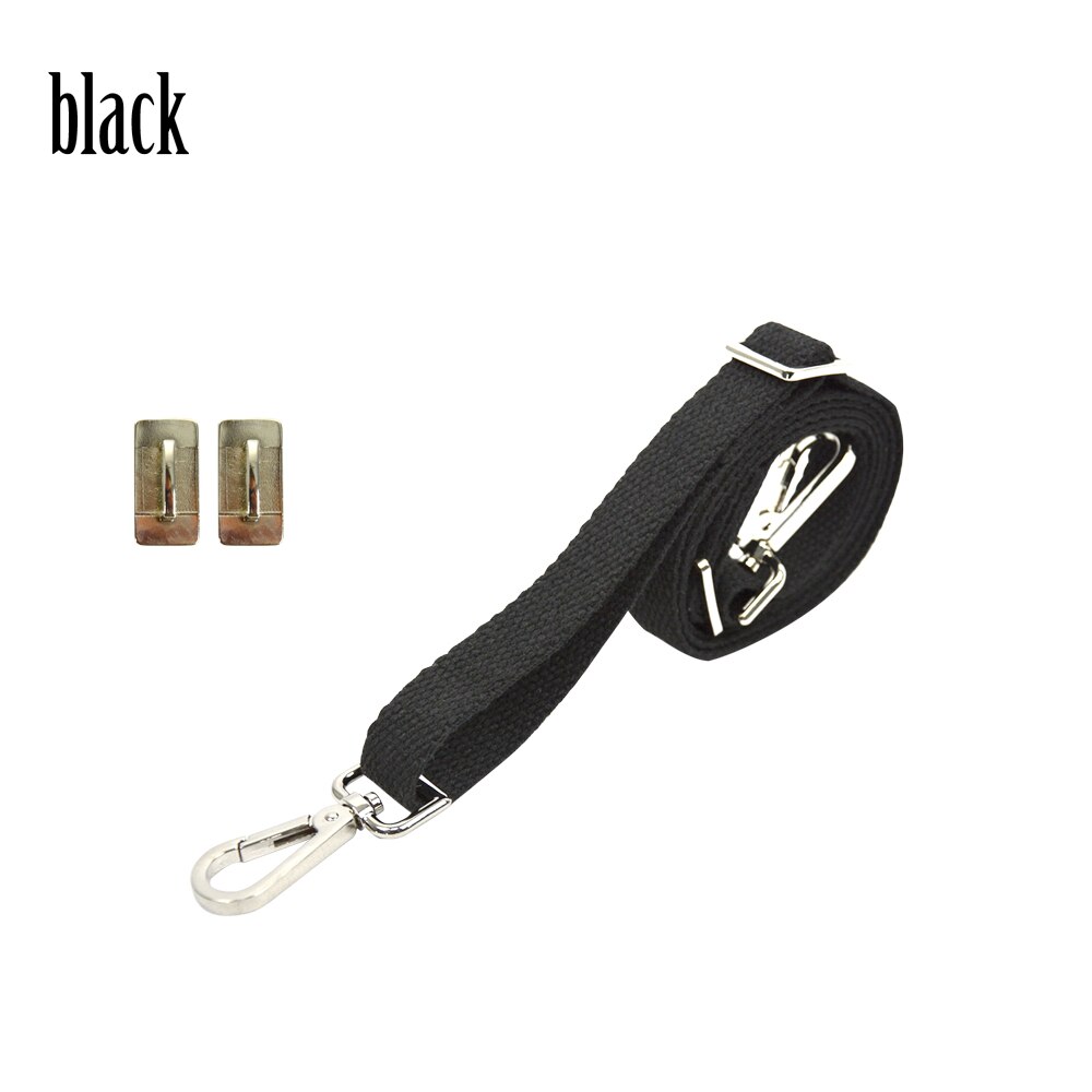 neue Polyester Baumwolle Obag gürtel Rucksack Bausatz Gurt Mit Schnallen für O Platz tasche: Schwarz