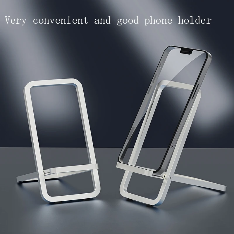 Aluminum alloy cell phone holder simple portable folding