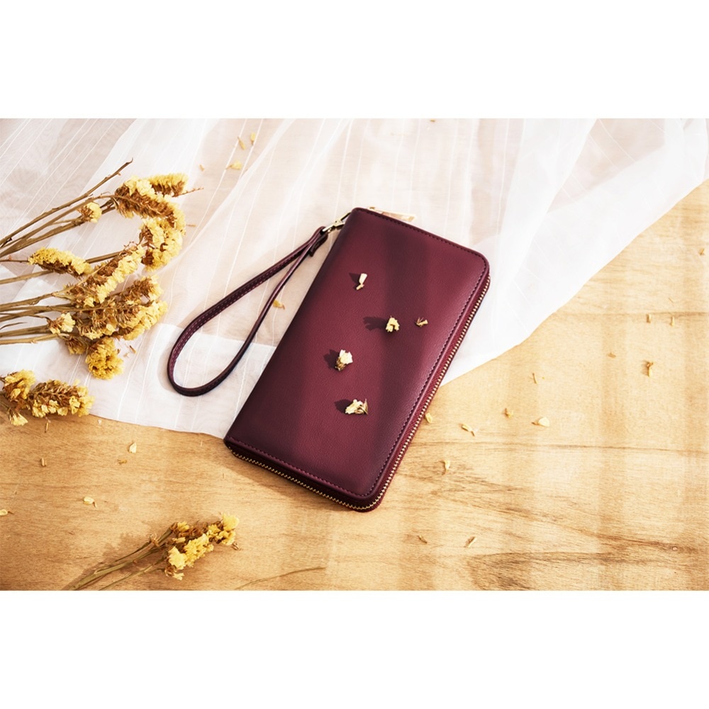 Women Wallets leather female purse Luxury Brand Good Girls Purse Card Holder Long Clutch wallet