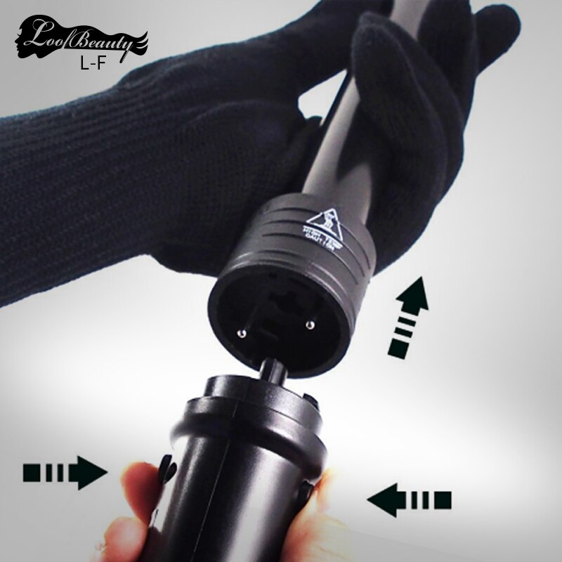 DODO 3 In 1 Hair Curlers Care Styling Curling Wand Interchangeable 3 Parts Clip Hair Iron Curler Set Curler Hair Styles Tool