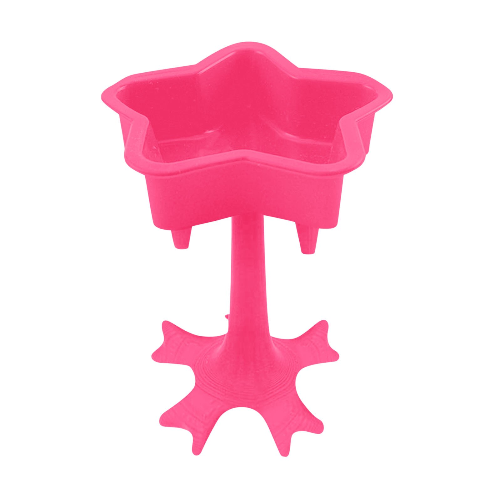 5 Shot Glass Dispenser Holder Five-pointed star Party Pour Artifact Wine Glass Rack Beer Beverage Dispenser Bar Accessory: Pink