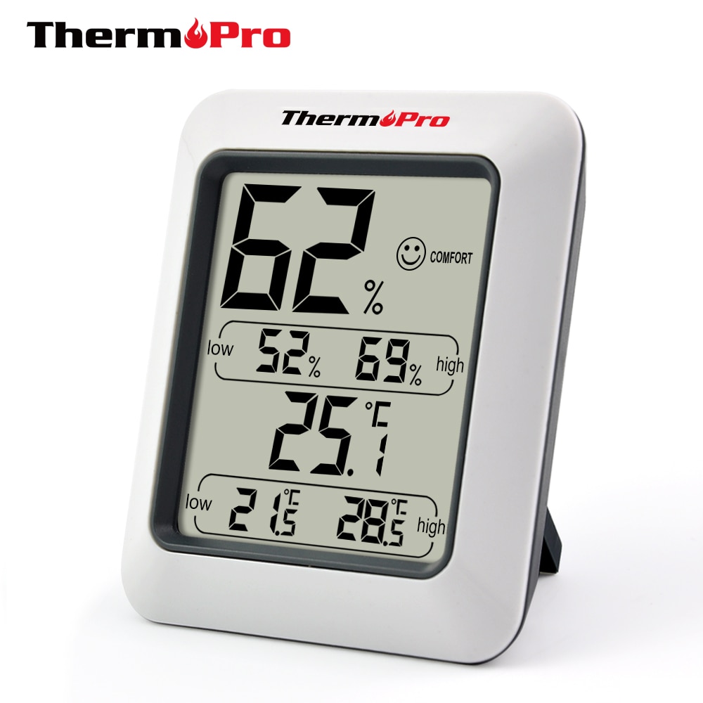 Thermopro TP50 Digitale Thermometer Hygrometer Indoor Elektronische Milieu Kamer Thermometer Weerstation Voor Thuis