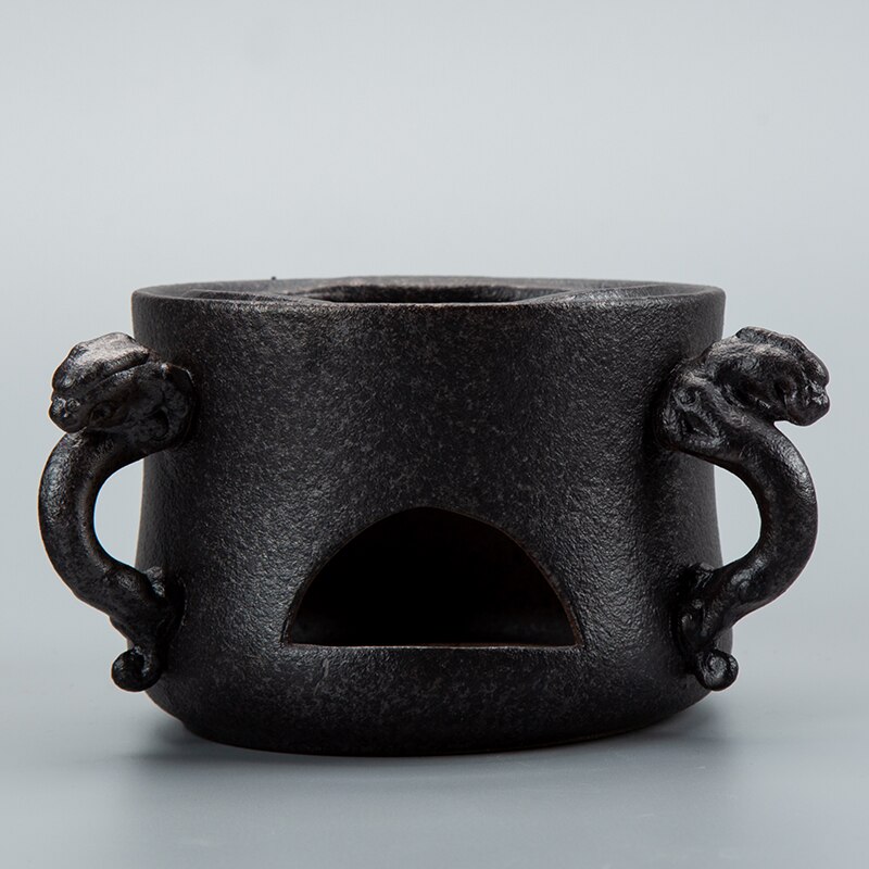 Zwart Aardewerk Japanse Water Ketel Fornuis Top Huishoudelijke Thermos Vintage Theepot Brouwen Wasserkocher Keukengerei AH50WK: Style 1