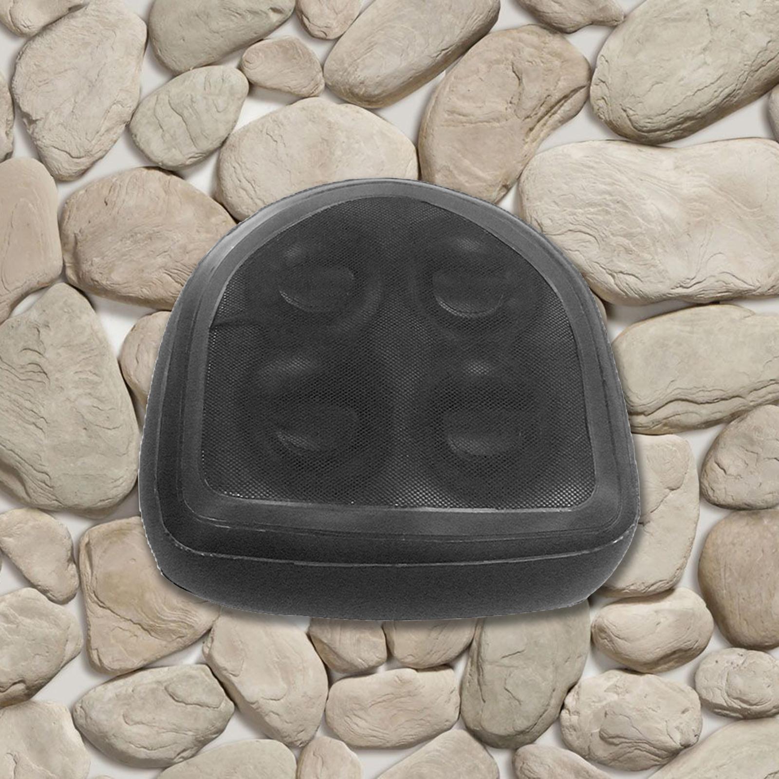 Coussin Siège Massage Gonflable Pour Baignoire Spa - Lyrlody Avec Ventouses, Noir, Charge 150kg