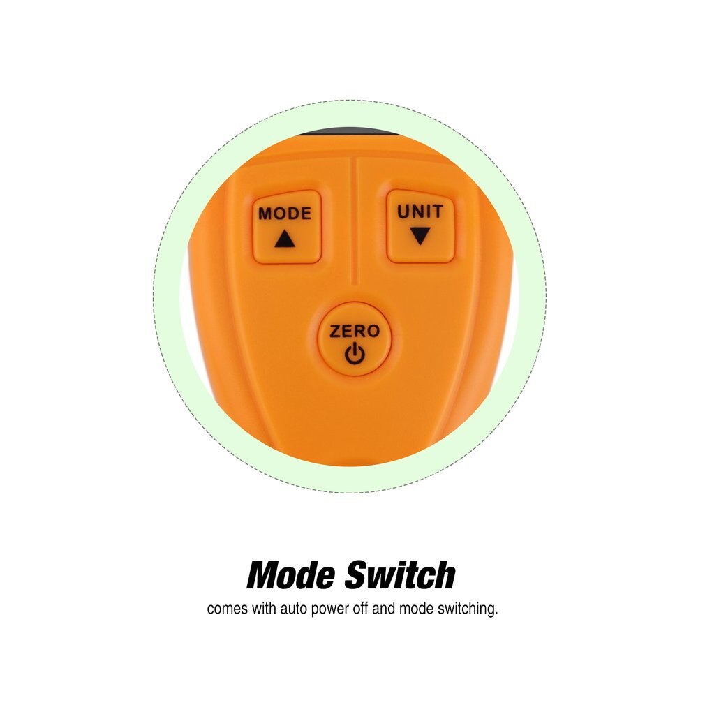 GM201 Verf Dikte Tester Min Lcd Digitale Automotive Auto Verf Laagdiktemeter Meter Probe Tester Meetinstrument