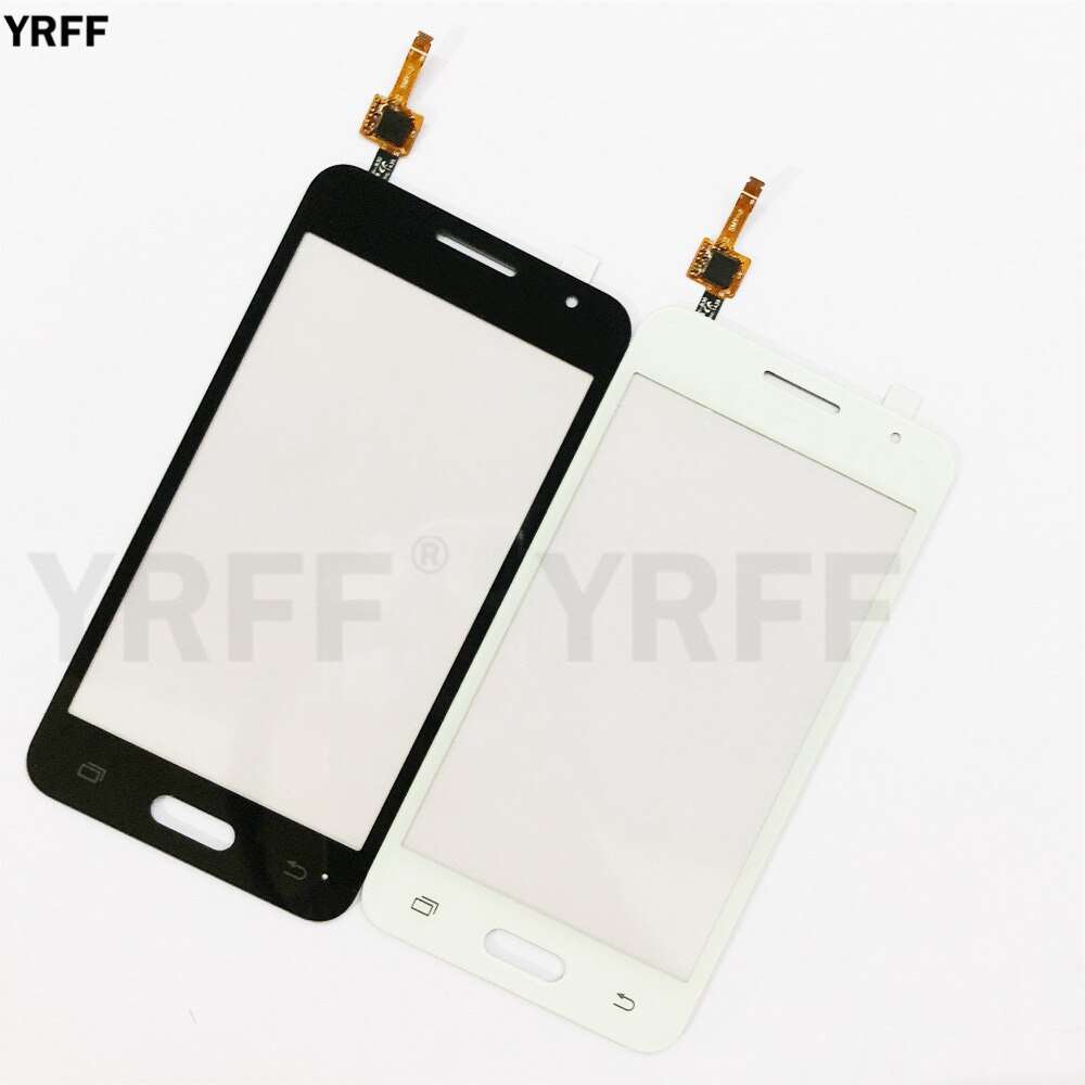 4.5 ''touch screen para samsung galaxy core 2 g355h, substituição do painel de lente de vidro sensor digitalizador