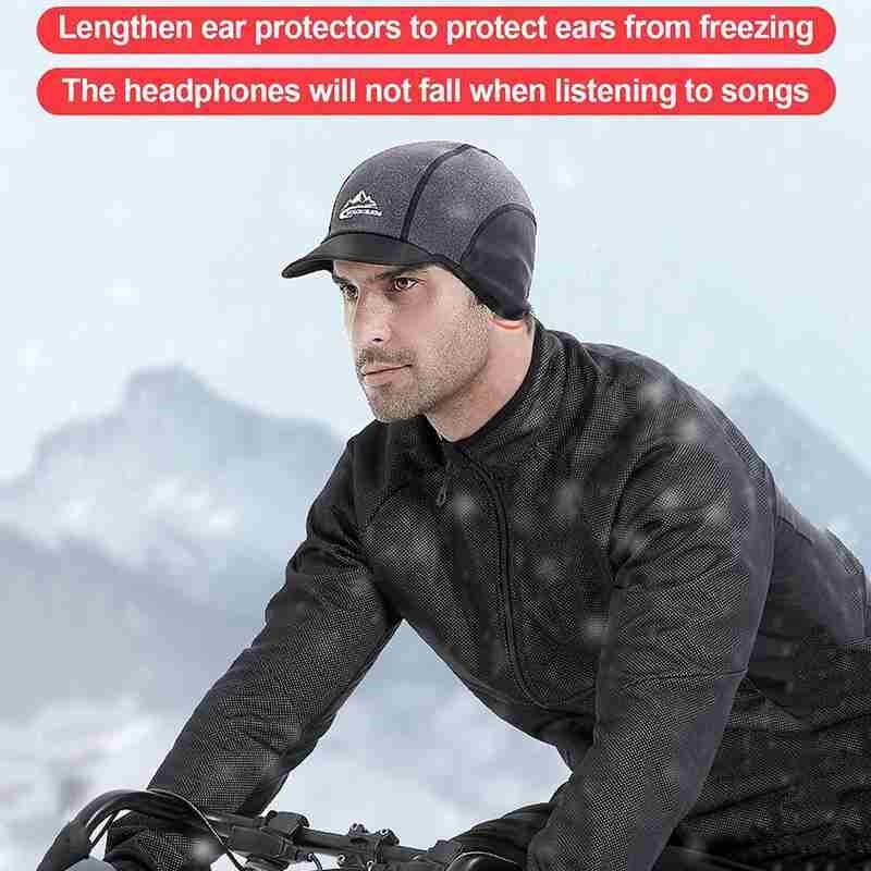 Berretto da ciclismo invernale cappello antivento per protezione dell'orecchio MTB strada bicicletta bicicletta cavalcare in esecuzione sport tutto'aria aperta scaldino da sci cappello unisex