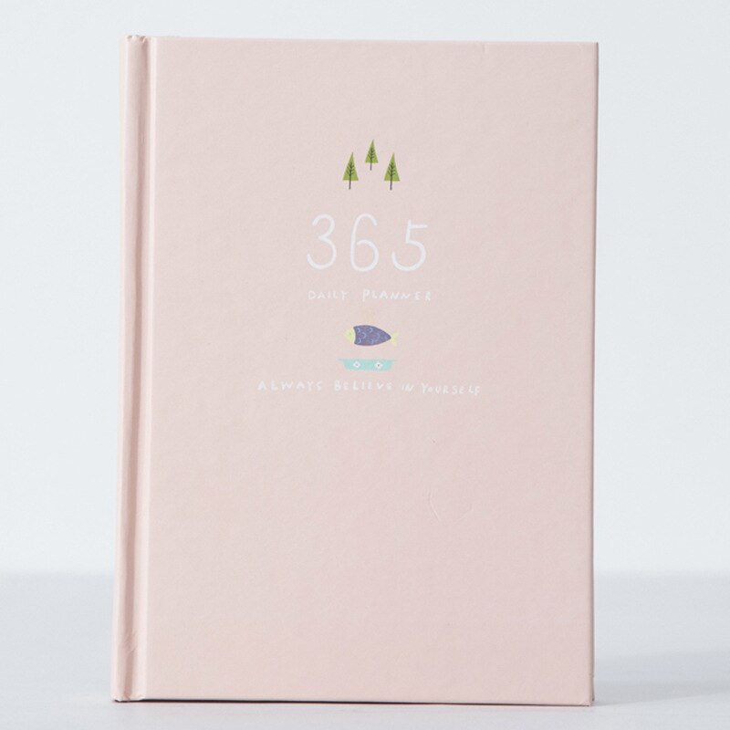 365 Days Personal Diary Planner Hardcover Notebook A5 Diary Office Weekly Schedule Stationery Office School Notebook Supplies