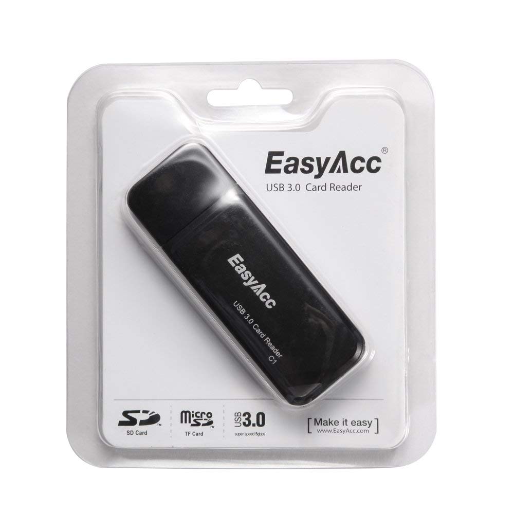 Easyacc Usb 3.0 Kaartlezer Sd Smart Memory Kaartlezer Mini Kaartlezer Voor Micro Sd/Tf Microsd Computer Laptop accessoires