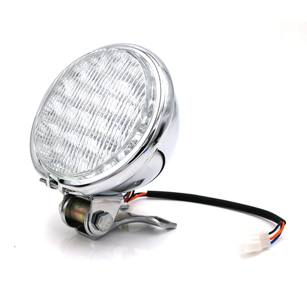 5" inch Motorcycle Headlight Amber LED Light 35W 12V Round LED HeadLamp For Cafe Racer Moto Accessories