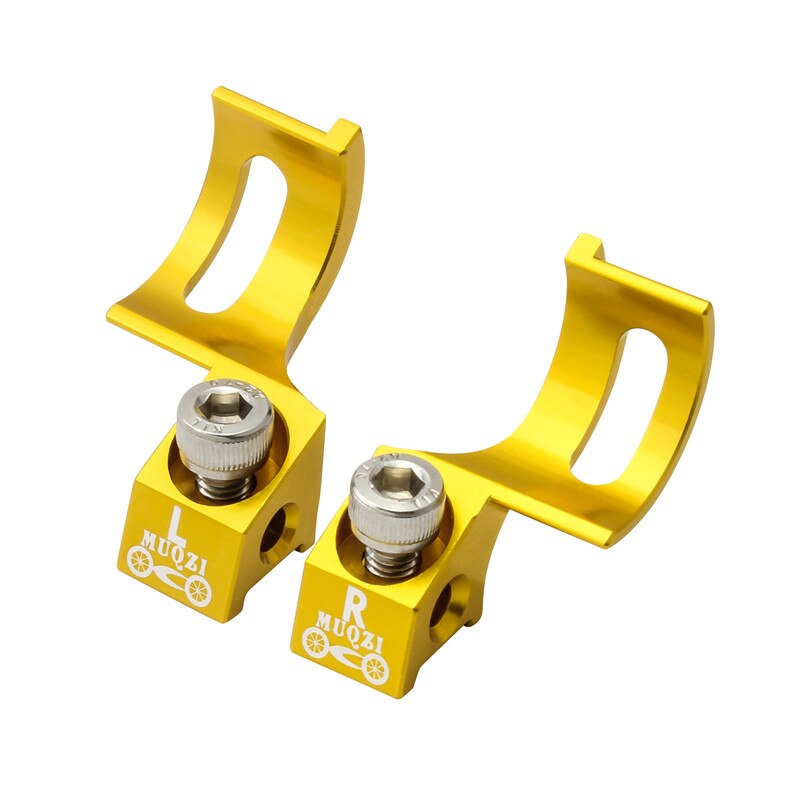 MUQZI per XTR XT SLX DEORE freno adattatore per grilletto cambio bici integrato per SHIMANO freno SRAM cambio connettore 2 in 1: oro 1paio