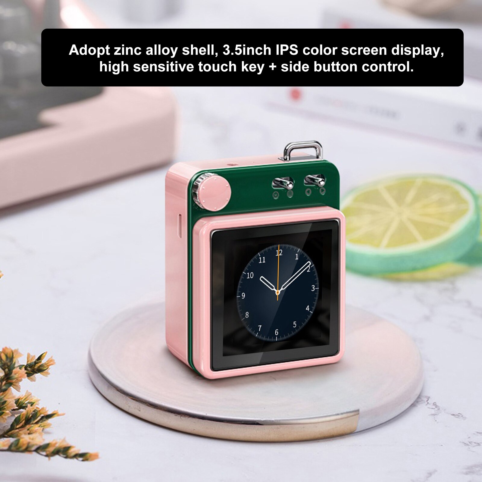 mahdi/M188 BT MP3 Portable Music Video Player Mini 1.54-inch Screen with Speaker FM Radio Recording Stereo MP4 3.5mm Audio