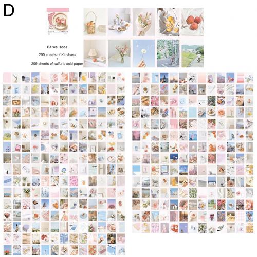 400 stk diy vintage plakat papir sticky notes dagbog scrapbog materiale dekor bogmærke memo stickers n times sticky notes håndlavede: D