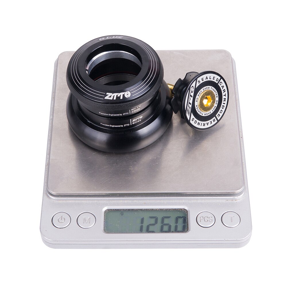 ZTTO 4444T Bicycle Headset MTB 44mm ZS44 EC44 CNC 1 1/8"-1 1/2" Straight Tube Frame To Tapered Tube Fork 1.5 Adapter Headset