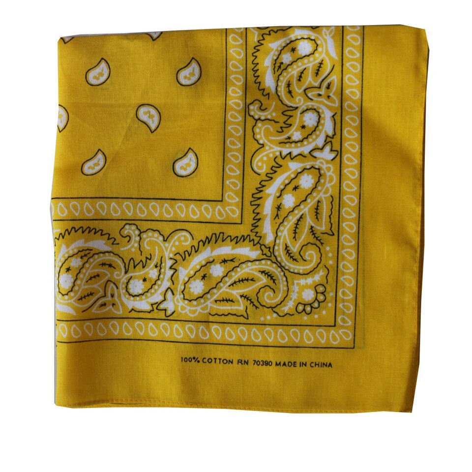 Winfox hofte hopp punk bomull svart hvit marine rød paisley bandana hodeplagg skjerf til herre dame: måke