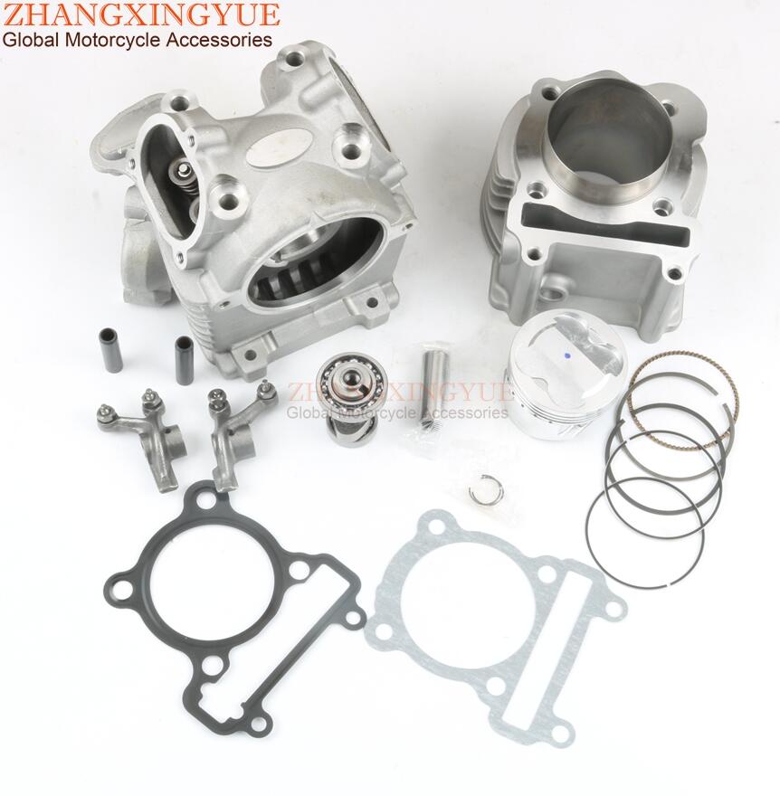 Kit de cilindros de 63mm y Kit de cilindros de 180CC, junta de cilindro y Kit de pistón y leva y balancín para YAMAHA BWS ZUMA 125 YW125 CYGNUS-X 4V