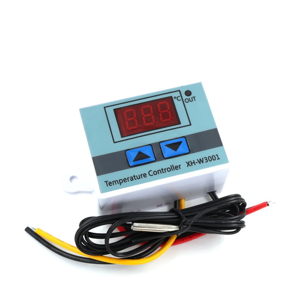 Temperature Controller Thermal Control Switch Multifunction Digital Temperature Controllers Waterproof Probe Accessories: 24V 240W