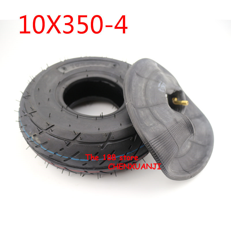 Scooter Mini Moto Accessory 10x350-4 Inner and Outer Tire 10x3.50-4 Tube Tyre Mini Moto 4" 4 Inch