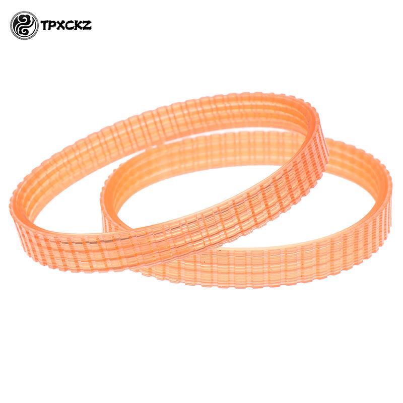 2pc Electric Planer Drive Driving Belt For Makita 1900B Belt 238MM Girth Electric Planer Belt Orange Electric Planer Accessories