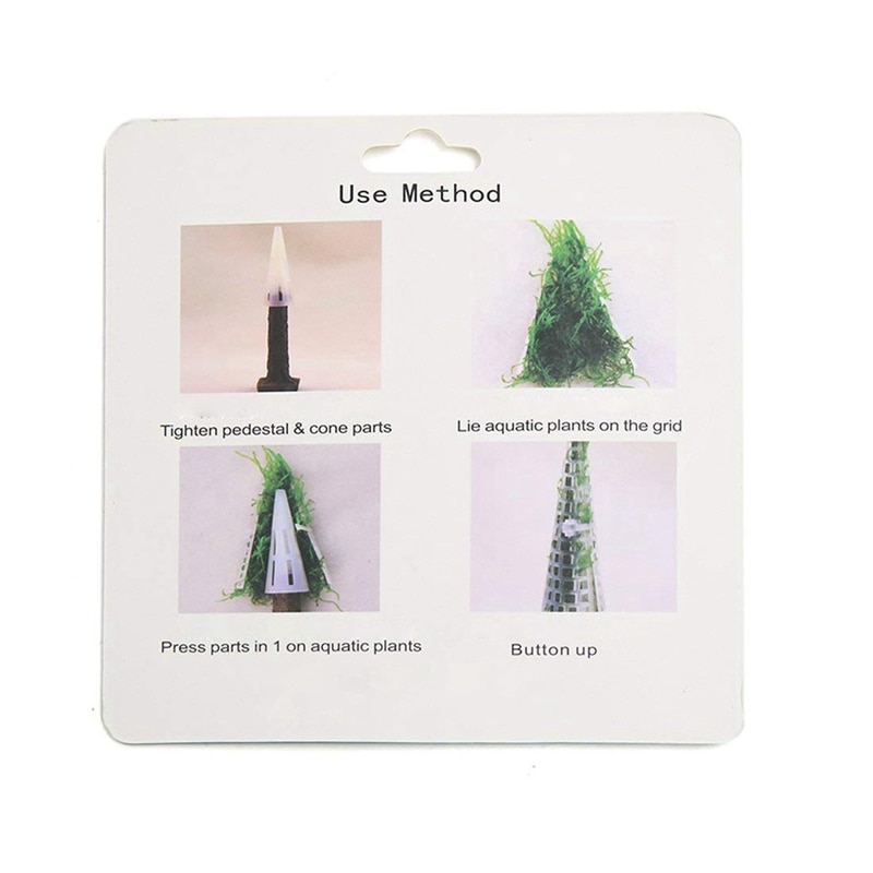 Aquarium Landscape Artificial Green Mossy Tree Christmas Tree Fish Tank Decorations Aquarium Accessories
