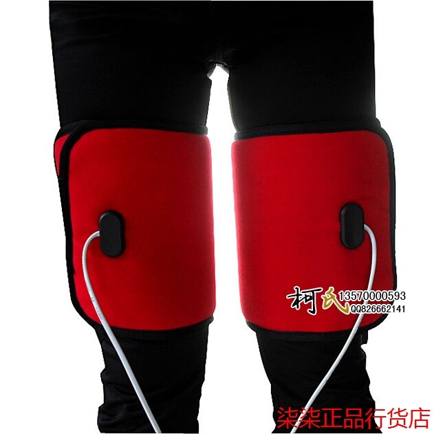 Moxa médical chinois chauffant électrique, ceinture de taille et de jambe, support de genouillère à infrarouge, soins de santé, ceinture de moxibustion thermique: leg belt