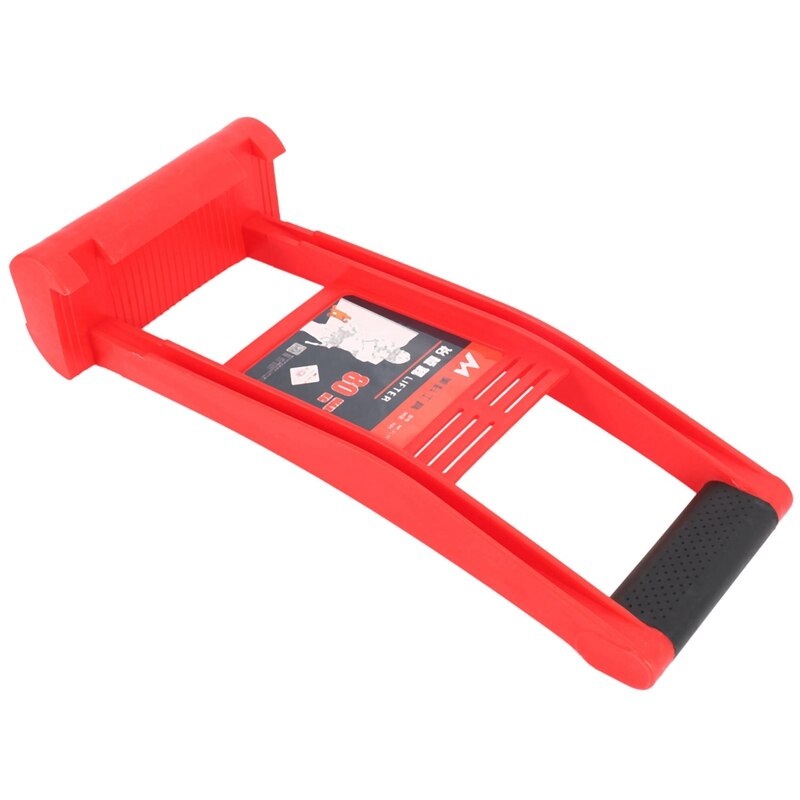 Creative Plastic Drywall & Plywood Carry Handle – 14 Inch, Red – Handy Grip Panel Lifter