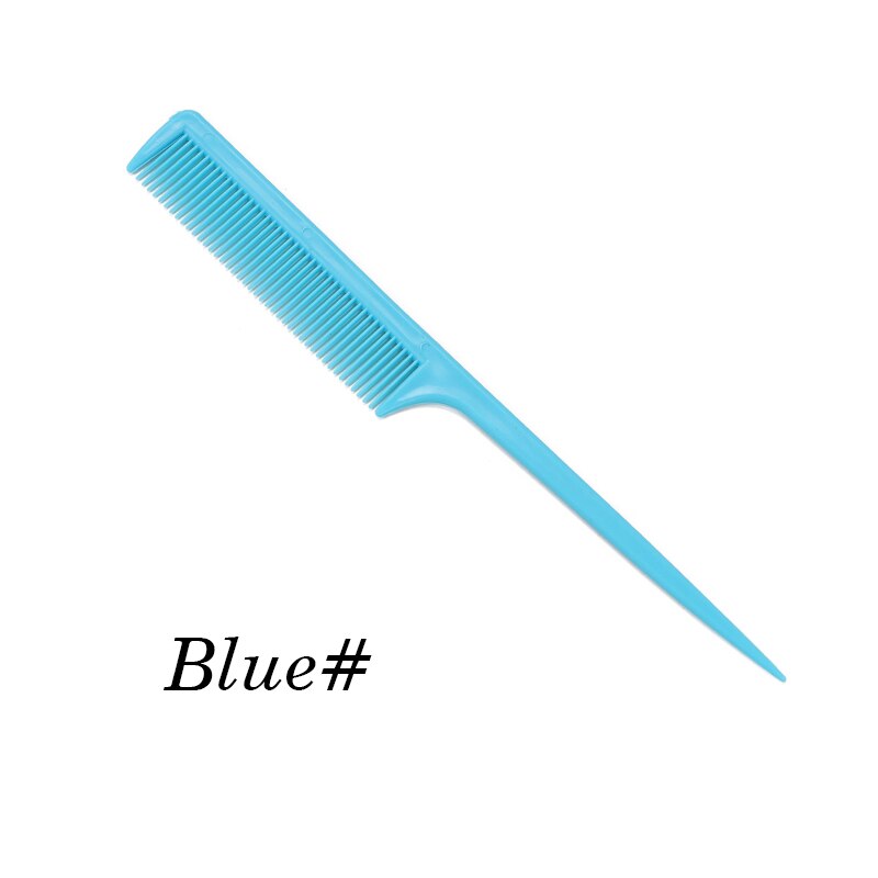 3 Stks/partij Plastic Haar Kam Hittebestendigheid Cosmetische Staart Kam Alon Haar Trimmer Borstels Staart Antistatische Kam: Blauw