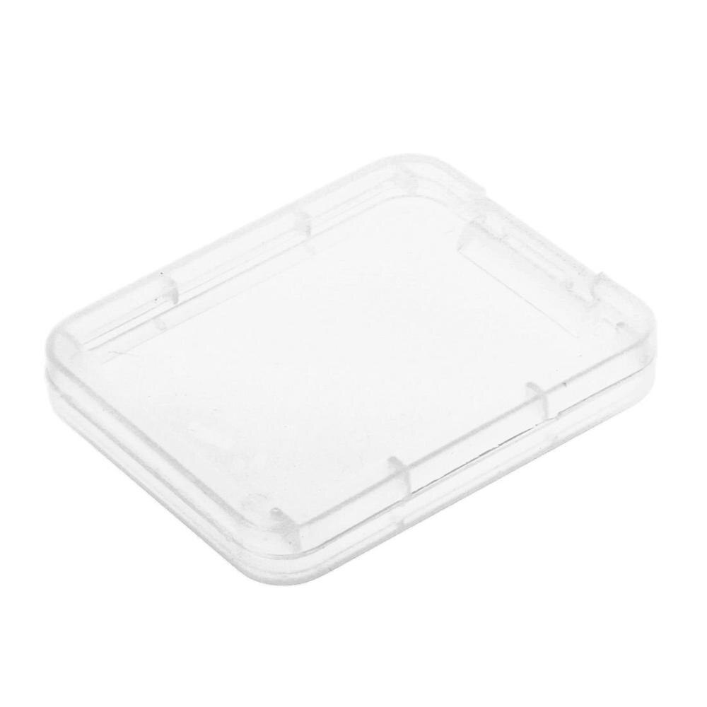 XRHYY 10 Pcs Plastic Transparante Handig Geheugenkaarten Organizer Box Case SD SDHC XD MMC CF Storage Case Kleine Doos