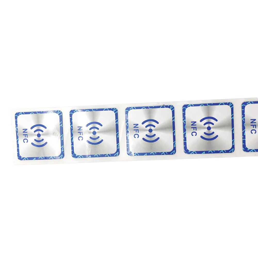 Pegatinas Ntag213/13,56 MHz, etiqueta nfc para todos los teléfonos nfc/está disponible para Huawei Share OneHop/pegatina Anti Metal, 50 Uds.