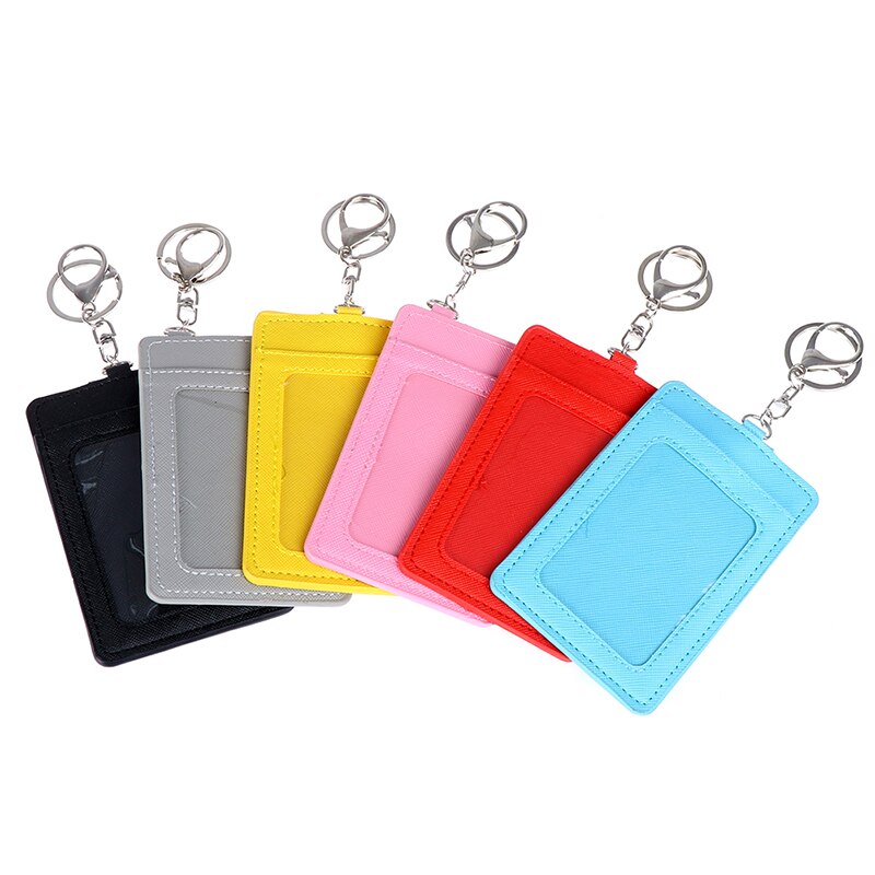Portadores de identificación tarjetero para tarjetas de crédito bancarias Unisex, PU para tarjetas de visita Funda de cuero, fundas para tarjeta de identificación sin cordón