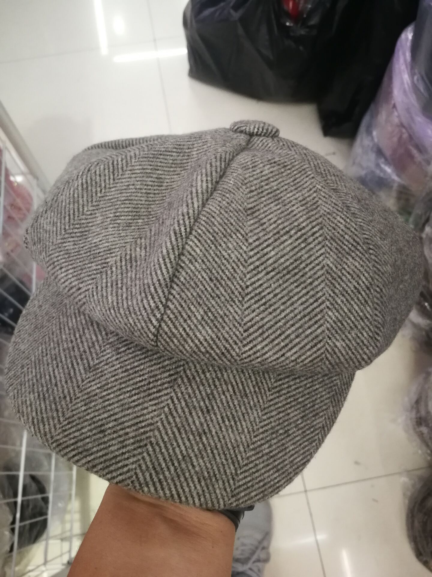 Men's Newsboy Cap Wool Eight Panel Hat Women's Vintage Baker Boy Caps Retro Hats Male Boina Beret Caps: khaki