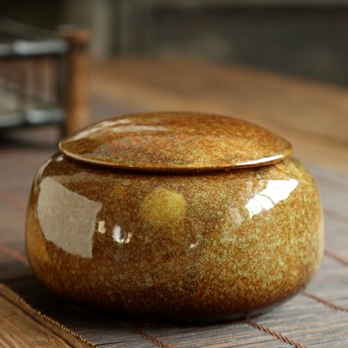 JIA-GUI LUO Ceramic Tea Caddies Tea Bag Storage Box Tea Container Tea Tins Tea Box Tea Storage Tea Organizer D115: 2
