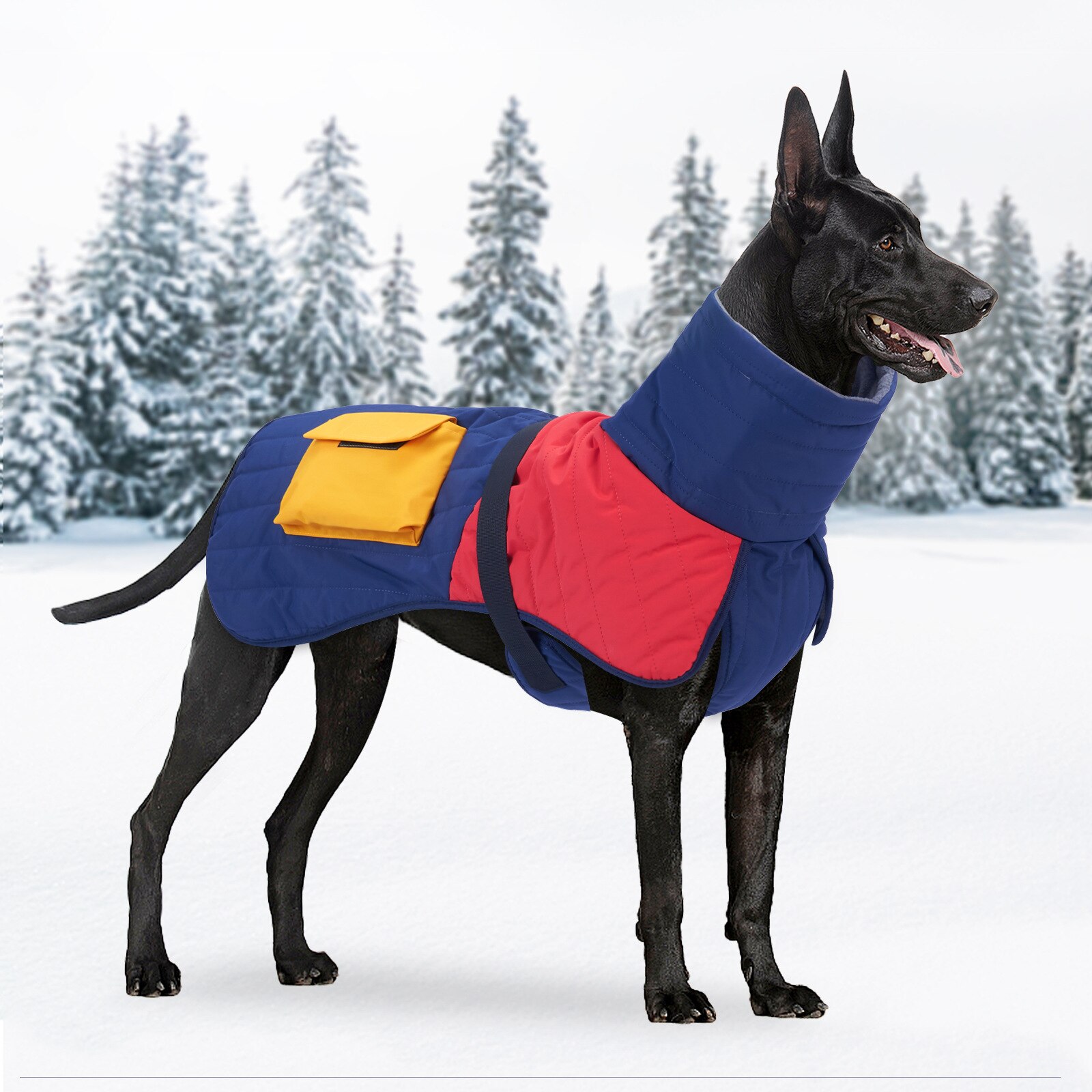 Winter Große Hund Kleidung Dicke Warme Dobermann Deutsch Schäfer Mittel groß Hunde Baumwolle gefütterte Kleidung Unten Jacke Haustier Liefert