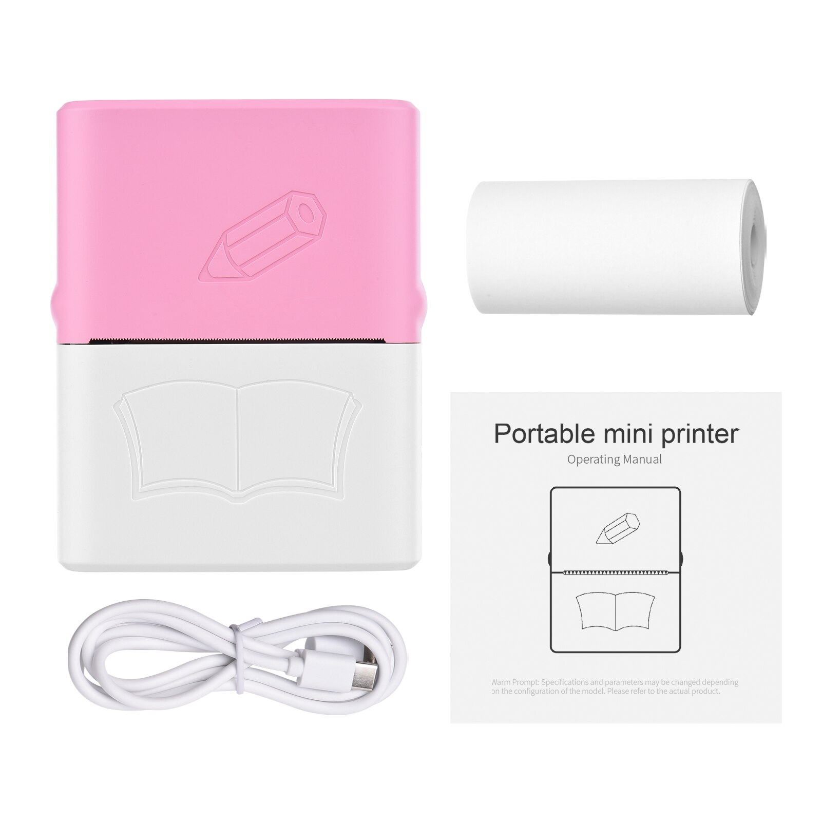 YIWENG X1 Draagbare Mini Pocket Printer 80mm BT Draadloze Thermische Foto Printer 300dpi Foto Memo Notes Lijsten Journal Ontvangst Papier Printer Sticker