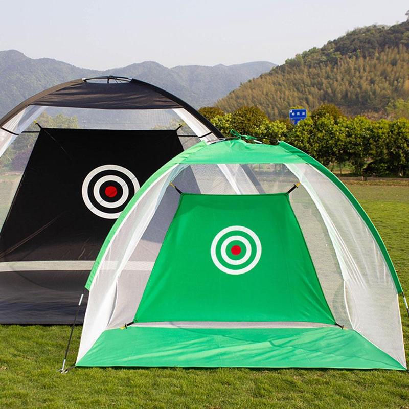 2m*1.4m*1m Golf Practice Net Golf Hitting Cage Garden Grassland Practice Tent Golf Training Equipment Indoor Outdoor